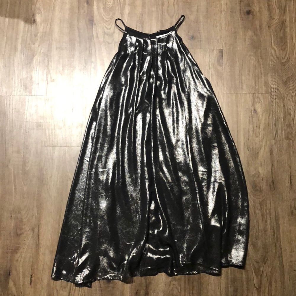 Lush Black/silver Shift dress